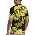 Yellow Ribbon Sarcoma Awareness Month Rugby Jersey Aboriginal Art - Aussie Hoodie