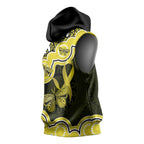 Yellow Ribbon Sarcoma Awareness Month Sleeveless Hoodie Aboriginal Art - Aussie Hoodie