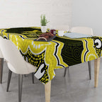 Yellow Ribbon Sarcoma Awareness Month Tablecloth Aboriginal Art - Aussie Hoodie