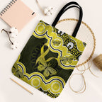 Yellow Ribbon Sarcoma Awareness Month Tote Bag Aboriginal Art - Aussie Hoodie