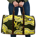 Yellow Ribbon Sarcoma Awareness Month Travel Bag Aboriginal Art - Aussie Hoodie