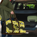Yellow Ribbon Sarcoma Awareness Month Travel Bag Aboriginal Art - Aussie Hoodie
