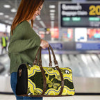 Yellow Ribbon Sarcoma Awareness Month Travel Bag Aboriginal Art - Aussie Hoodie