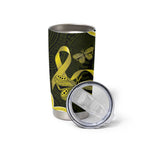 Yellow Ribbon Sarcoma Awareness Month Tumbler Cup Aboriginal Art - Aussie Hoodie