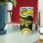 Yellow Ribbon Sarcoma Awareness Month Tumbler Cup Aboriginal Art - Aussie Hoodie