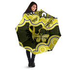 Yellow Ribbon Sarcoma Awareness Month Umbrella Aboriginal Art - Aussie Hoodie