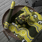 Yellow Ribbon Sarcoma Awareness Month Wrapping Paper Aboriginal Art - Aussie Hoodie