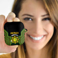 Personalised Australia Tennis AirPods Case Go Aussie Aboriginal Art - Aussie Hoodie