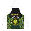 Personalised Australia Tennis Apron Go Aussie Aboriginal Art - Aussie Hoodie