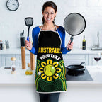 Personalised Australia Tennis Apron Go Aussie Aboriginal Art - Aussie Hoodie