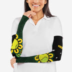 Personalised Australia Tennis Arm Sleeves Go Aussie Aboriginal Art - Aussie Hoodie