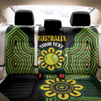Personalised Australia Tennis Back Car Seat Cover Go Aussie Aboriginal Art - Aussie Hoodie