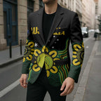 Personalised Australia Tennis Blazer Go Aussie Aboriginal Art - Aussie Hoodie