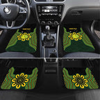 Personalised Australia Tennis Car Mats Go Aussie Aboriginal Art - Aussie Hoodie