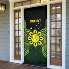 Personalised Australia Tennis Door Cover Go Aussie Aboriginal Art - Aussie Hoodie