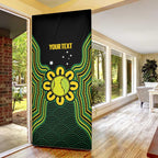 Personalised Australia Tennis Door Cover Go Aussie Aboriginal Art - Aussie Hoodie