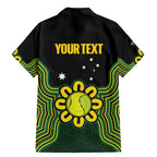 Personalised Australia Tennis Family Matching Mermaid Dress and Hawaiian Shirt Go Aussie Aboriginal Art - Aussie Hoodie