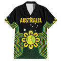 Personalised Australia Tennis Family Matching Puletasi and Hawaiian Shirt Go Aussie Aboriginal Art - Aussie Hoodie