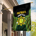 Personalised Australia Tennis Garden Flag Go Aussie Aboriginal Art - Aussie Hoodie