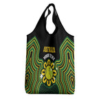 Personalised Australia Tennis Grocery Bag Go Aussie Aboriginal Art - Aussie Hoodie