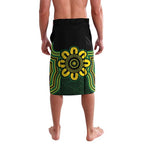 Personalised Australia Tennis Lavalava Go Aussie Aboriginal Art - Aussie Hoodie