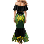 Personalised Australia Tennis Mermaid Dress Go Aussie Aboriginal Art - Aussie Hoodie