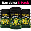 Personalised Australia Tennis Neck Gaiter Go Aussie Aboriginal Art - Aussie Hoodie