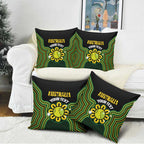 Personalised Australia Tennis Pillow Cover Go Aussie Aboriginal Art - Aussie Hoodie