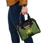 Personalised Australia Tennis Shoulder Handbag Go Aussie Aboriginal Art - Aussie Hoodie