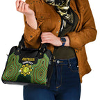 Personalised Australia Tennis Shoulder Handbag Go Aussie Aboriginal Art - Aussie Hoodie