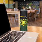 Personalised Australia Tennis Skinny Tumbler Go Aussie Aboriginal Art - Aussie Hoodie