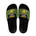 Personalised Australia Tennis Slide Sandals Go Aussie Aboriginal Art - Aussie Hoodie