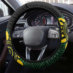 Australia Tennis Steering Wheel Cover Go Aussie Aboriginal Art - Aussie Hoodie