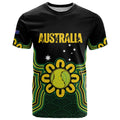 Personalised Australia Tennis T Shirt Go Aussie Aboriginal Art - Aussie Hoodie