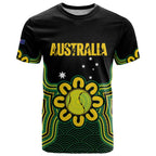 Personalised Australia Tennis T Shirt Go Aussie Aboriginal Art - Aussie Hoodie