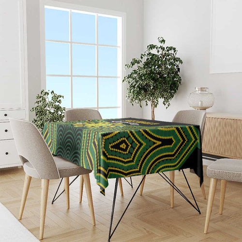 Personalised Australia Tennis Tablecloth Go Aussie Aboriginal Art - Aussie Hoodie