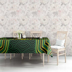 Personalised Australia Tennis Tablecloth Go Aussie Aboriginal Art - Aussie Hoodie
