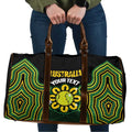 Personalised Australia Tennis Travel Bag Go Aussie Aboriginal Art - Aussie Hoodie