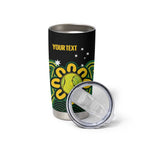 Personalised Australia Tennis Tumbler Cup Go Aussie Aboriginal Art - Aussie Hoodie