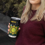 Personalised Australia Tennis Tumbler Cup Go Aussie Aboriginal Art - Aussie Hoodie