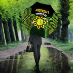 Personalised Australia Tennis Umbrella Go Aussie Aboriginal Art - Aussie Hoodie