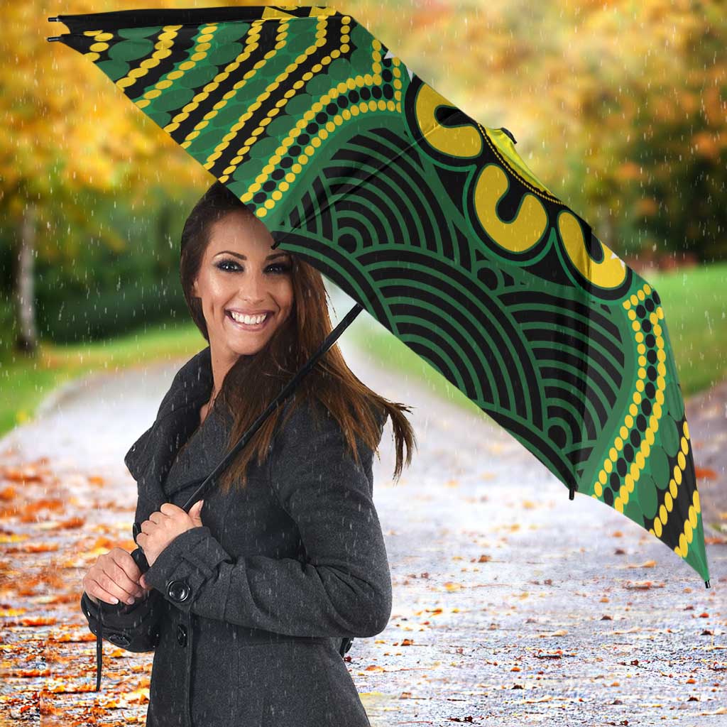 Personalised Australia Tennis Umbrella Go Aussie Aboriginal Art - Aussie Hoodie