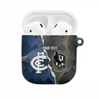 Carlton Collingwood Football Personalised AirPods Case Blues Magpies Together Dynamic Style