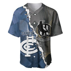 Carlton Collingwood Football Personalised Baseball Jersey Blues Magpies Together Dynamic Style