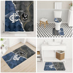 Carlton Collingwood Football Personalised Bathroom Set Blues Magpies Together Dynamic Style