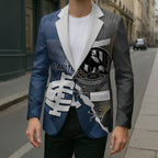 Carlton Collingwood Football Personalised Blazer Blues Magpies Together Dynamic Style