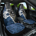 Carlton Collingwood Football Personalised Car Seat Cover Blues Magpies Together Dynamic Style