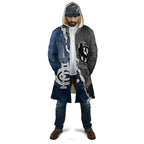 Carlton Collingwood Football Personalised Cloak Blues Magpies Together Dynamic Style
