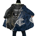 Carlton Collingwood Football Personalised Cloak Blues Magpies Together Dynamic Style