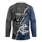 Carlton Collingwood Football Personalised Hockey Jersey Blues Magpies Together Dynamic Style